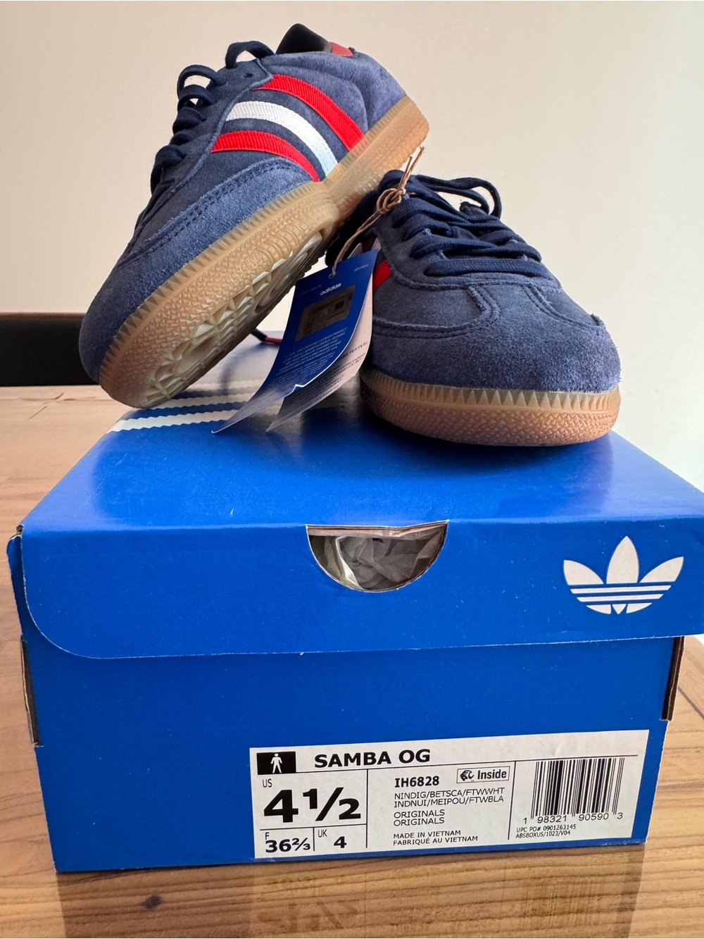 adidas Originals Samba OG Sneakers - Navy/Red/White